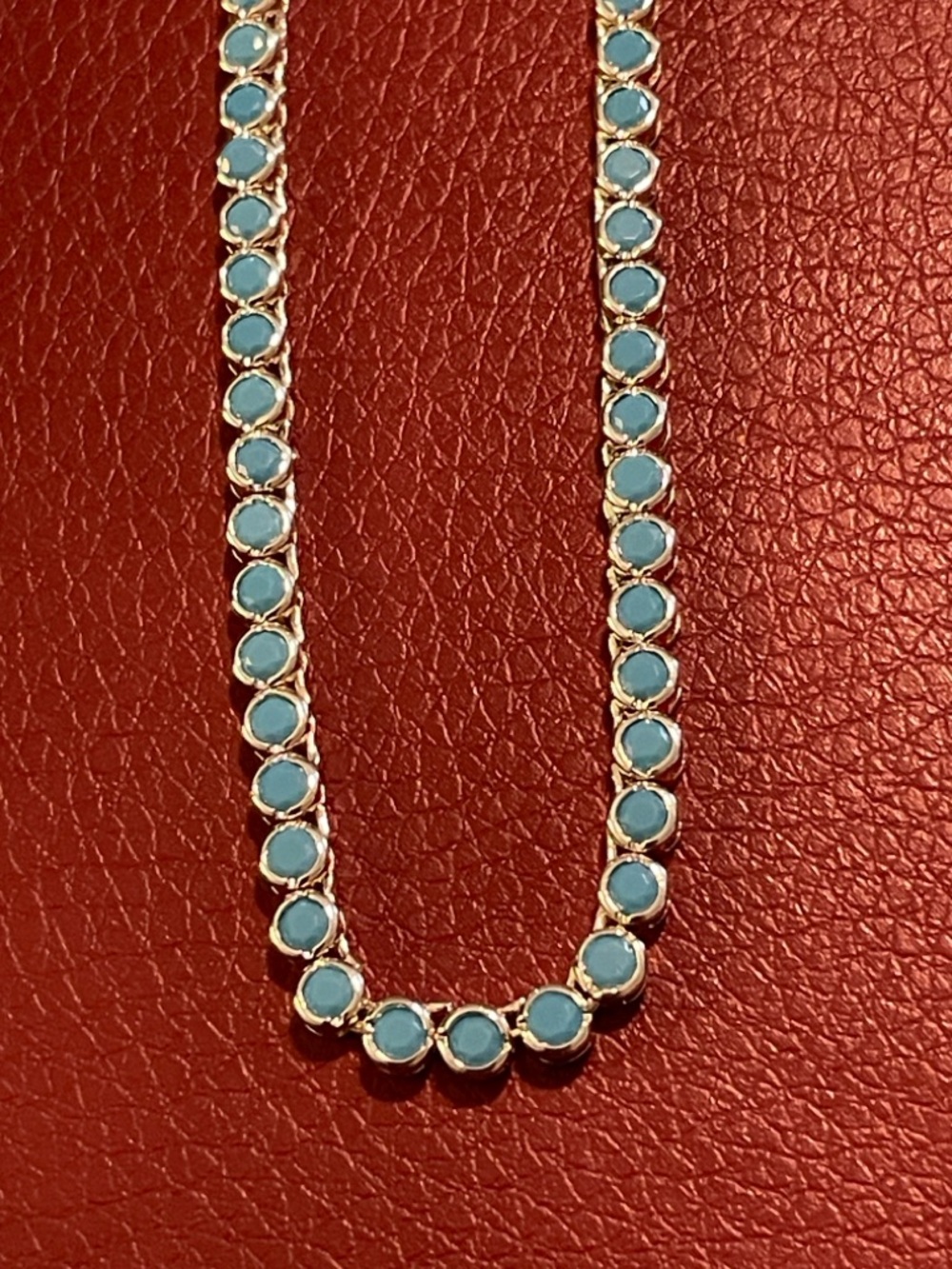 Melinda Maria Simulated Turquoise Necklace - Picture 3 of 5